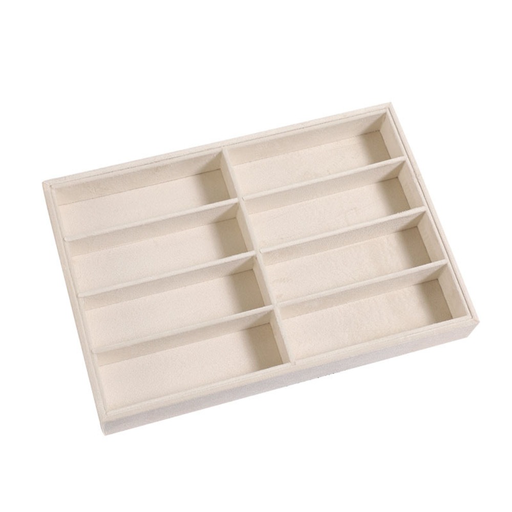 Men'S Accessories Organizer Tray - Bej Gri Güneş Gözlüğü Düzenleyici İstiflenebilir