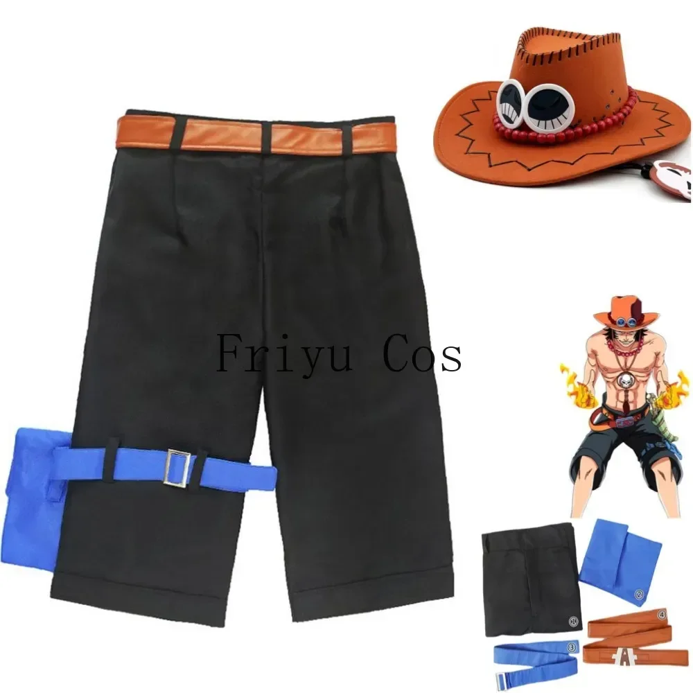 Men Accessories Kit - Anime Portgas·D· Ace Cosplay Kostüm Beyazsakal