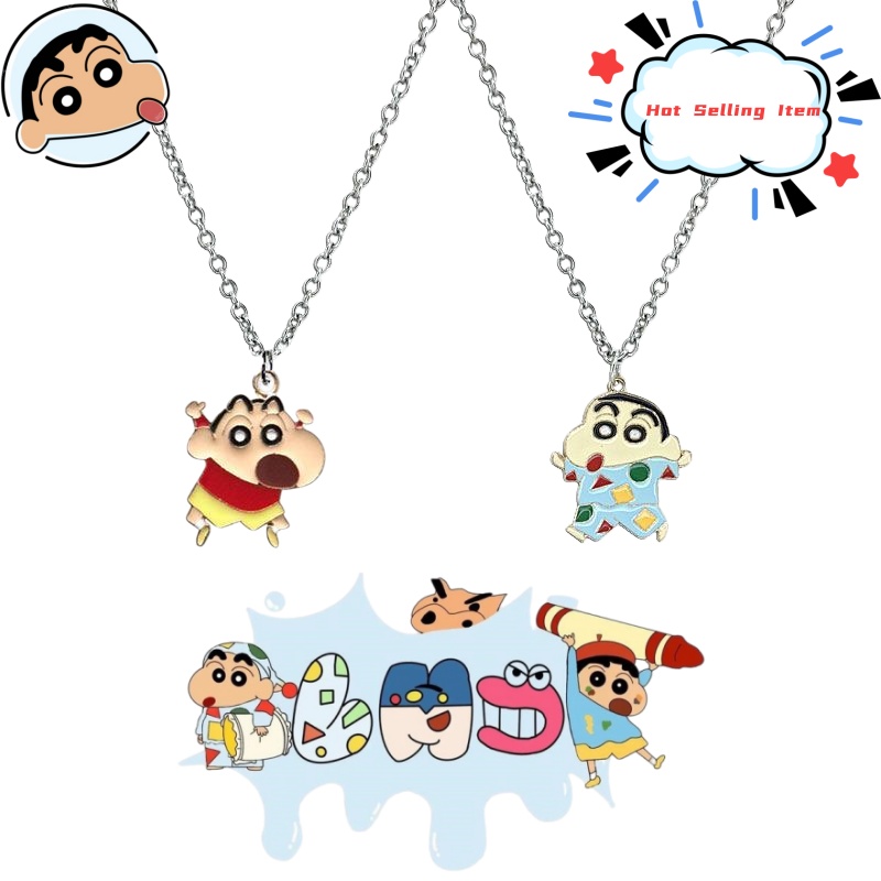Mens Accessories Style - Crayon Shin-chan karikatür kolye, sevimli Japon
