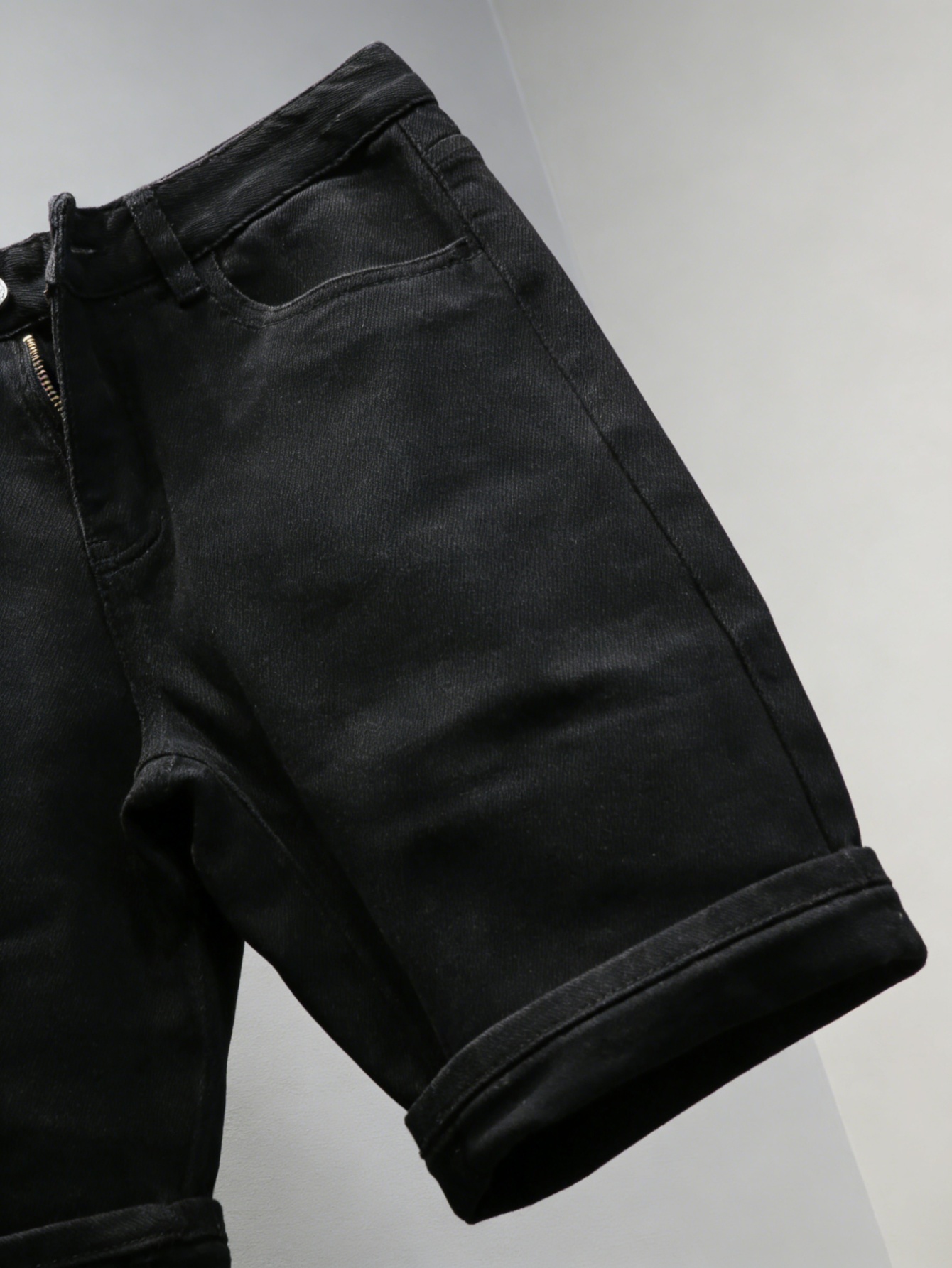 Düz Siyah Kot Şort Erkekler İç - Mens Accessories Style incelemesi ve fiyatı