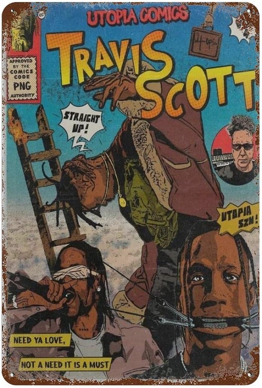 Travis-Scott Posterleri Vintag - Men'S Accessories Rack incelemesi ve fiyatı