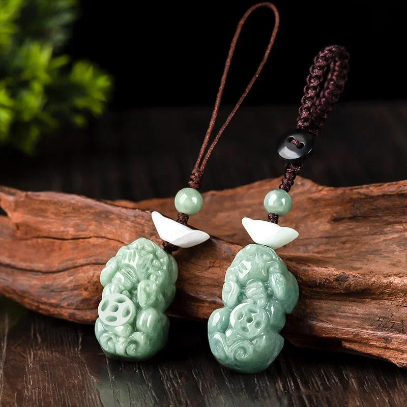 Birmanya Zümrüt Pixiu Yuanbao  - Men Accessories Chain incelemesi ve fiyatı