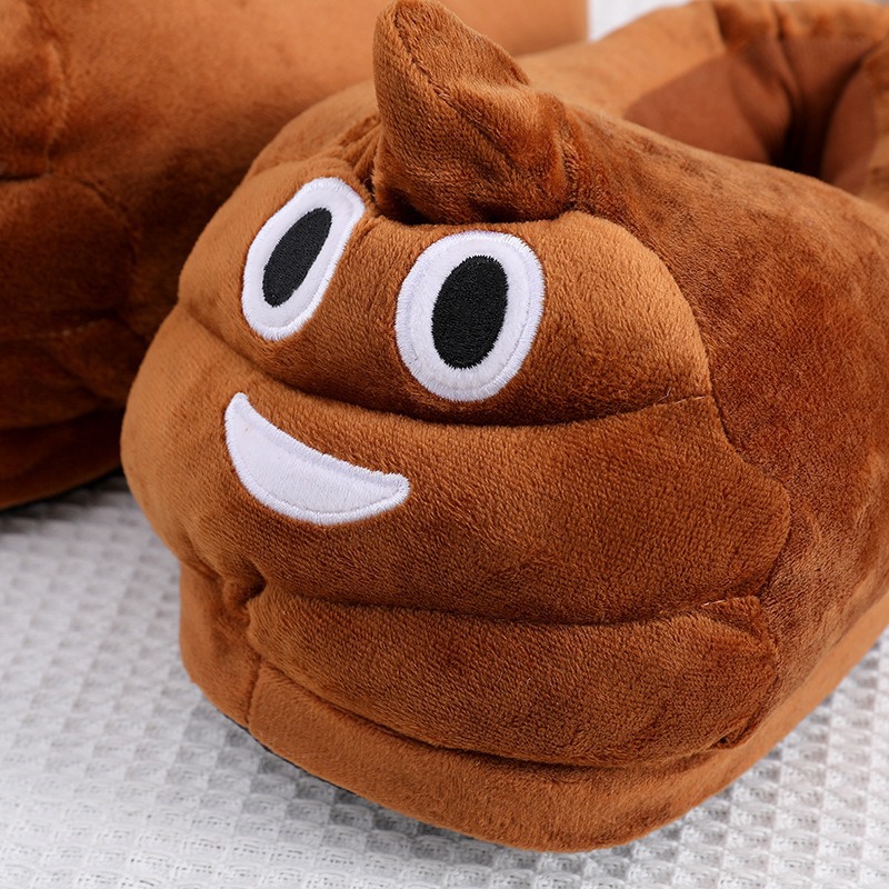 Komik Kaka Emoji Peluş Terlikl - Men'S Accessories Rack incelemesi ve fiyatı