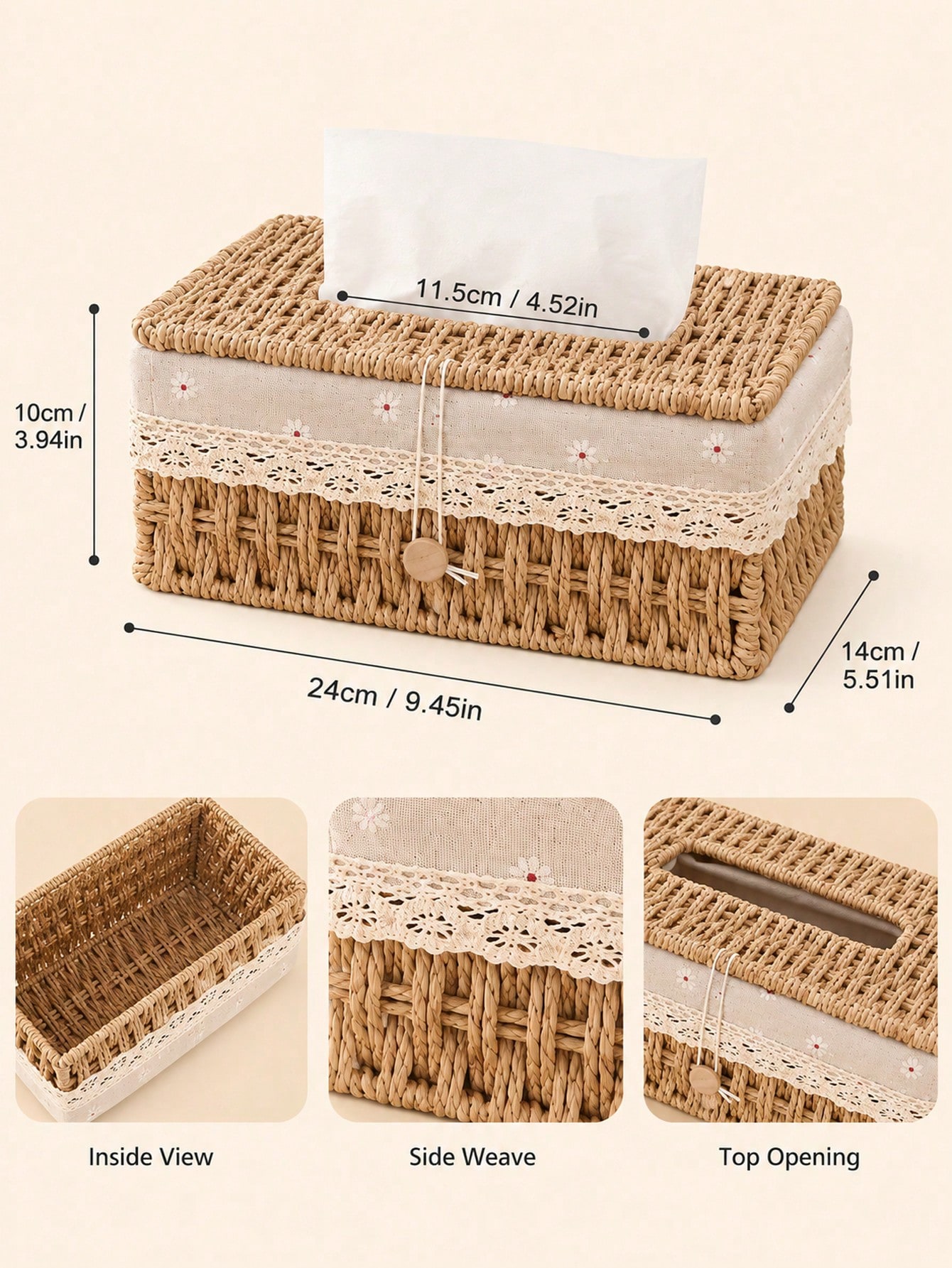 Estetik Dokuma Saklama Sepeti, - Men'S Accessories Organizer Tray incelemesi ve fiyatı