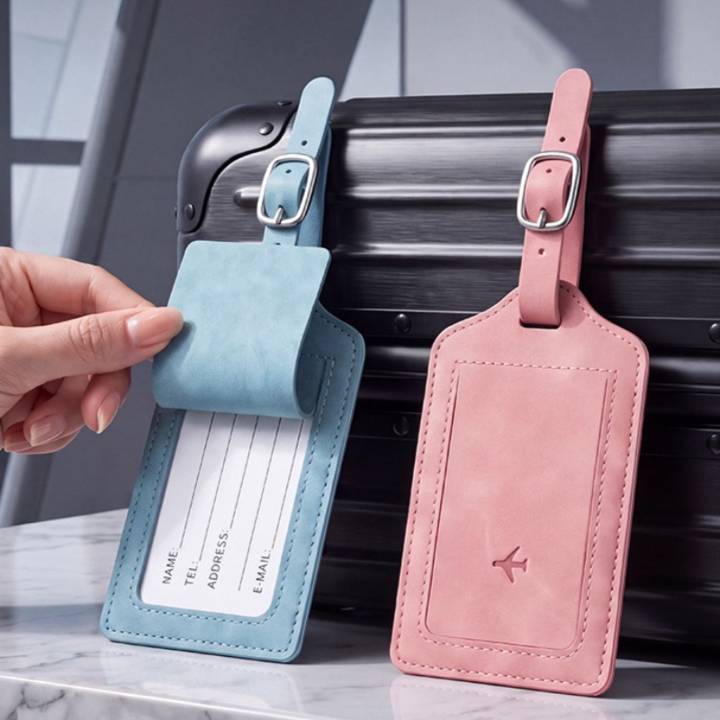 1 Adet PU Deri Bagaj Etiketi K - Men'S Accessories Travel Bag incelemesi ve fiyatı