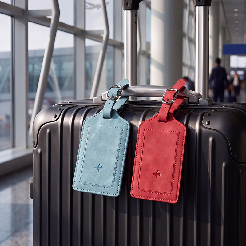 1 Adet PU Deri Bagaj Etiketi K - Men'S Accessories Travel Bag incelemesi ve fiyatı