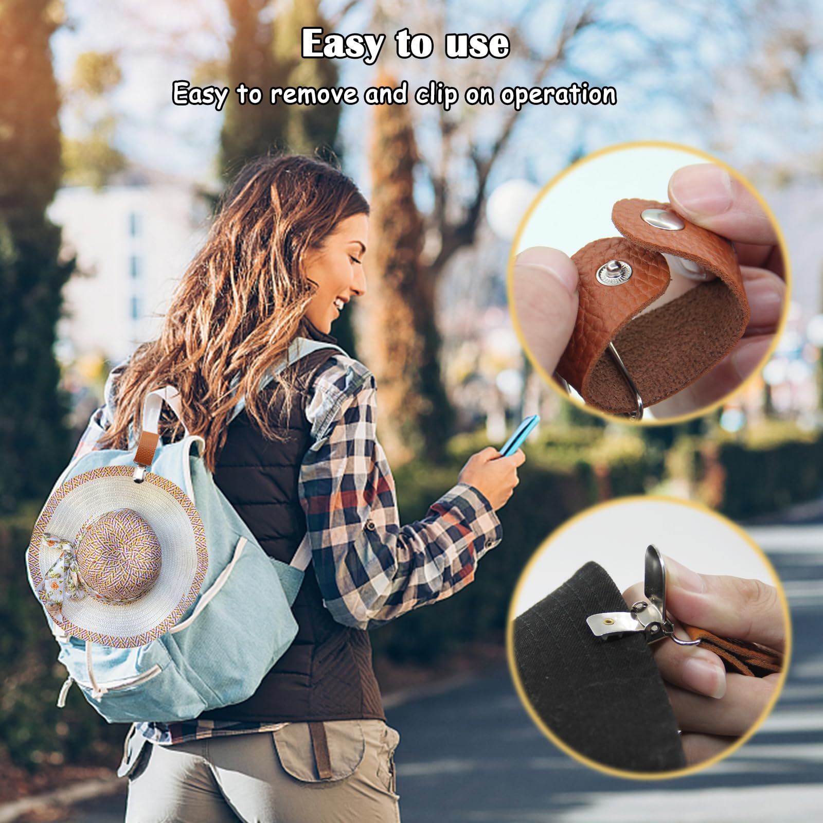 PU Deri Şapka Klipsi, Seyahat  - Men'S Accessories Travel Bag incelemesi ve fiyatı
