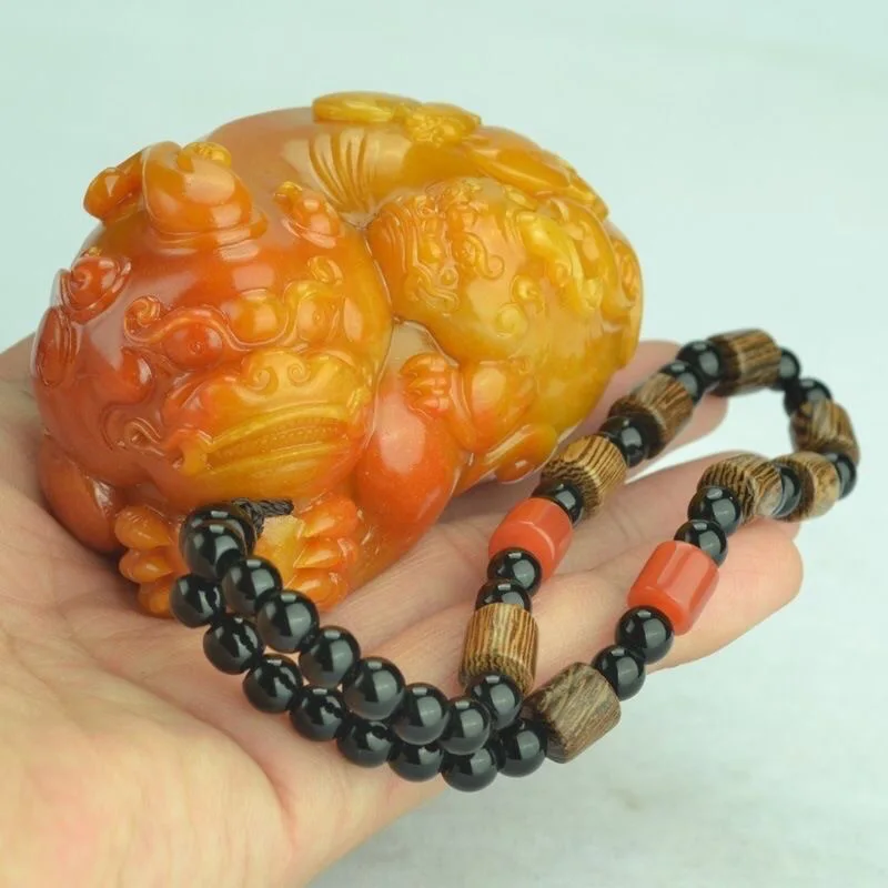 Doğal Huang Longyu Pixiu kolye - Men Accessories Chain incelemesi ve fiyatı