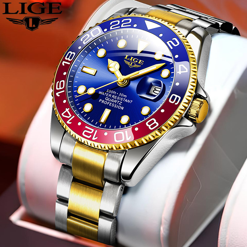 LIGE 2025 yepyeni erkek saati  - Men'S Accessories Luxury Brands incelemesi ve fiyatı
