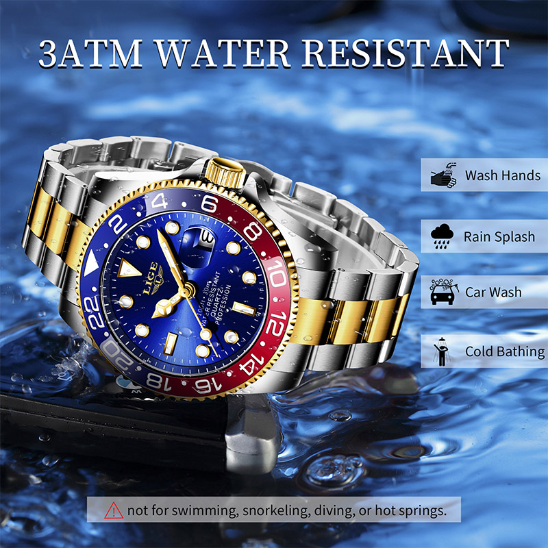 LIGE 2025 yepyeni erkek saati  - Men'S Accessories Luxury Brands incelemesi ve fiyatı
