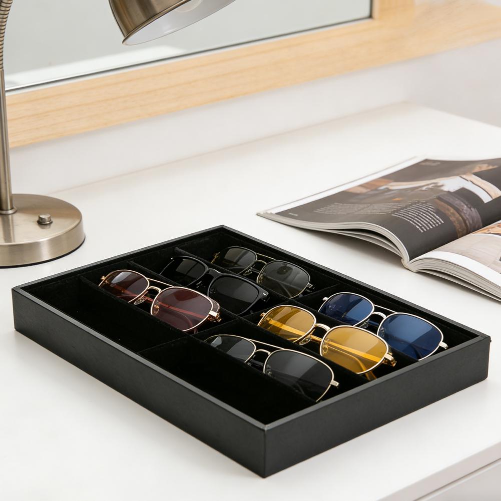 8 Bölmeli Kadife Gözlük Tutucu - Men'S Accessories Organizer Tray incelemesi ve fiyatı